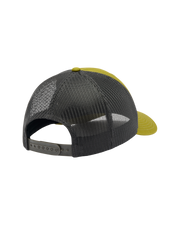 The Columbia Mens Mesh™ Snap Back Trucker Cap in Mossy Green & PNW Bear