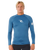 Waves UPF Performance Long Sleeved Rash Vest in Bluefin