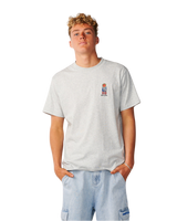 The Rip Curl Mens S-Series VC Stack T-Shirt in Grey Marle
