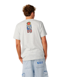 The Rip Curl Mens S-Series VC Stack T-Shirt in Grey Marle
