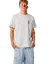 The Rip Curl Mens S-Series VC Stack T-Shirt in Grey Marle