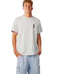 The Rip Curl Mens S-Series VC Stack T-Shirt in Grey Marle