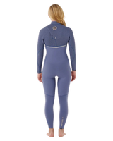 E-Bomb 5/3mm Zipless Entry Wetsuit in Grey Blue