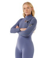 E-Bomb 5/3mm Zipless Entry Wetsuit in Grey Blue