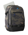 The Rip Curl F-Light Posse Search Camo 35L Backpack in Black & Olive