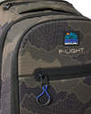 The Rip Curl F-Light Posse Search Camo 35L Backpack in Black & Olive