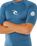 Waves UPF Performance Short Sleeved Rash Vest in Bluefin