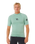 Waves UPF Performance Short Sleeved Rash Vest in Aloe