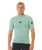 Waves UPF Performance Short Sleeved Rash Vest in Aloe