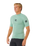 Waves UPF Performance Short Sleeved Rash Vest in Aloe