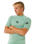 Waves UPF Performance Short Sleeved Rash Vest in Aloe