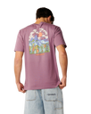 The Rip Curl Mens Pacific Rinse Higgins T-Shirt in Dusty Purple