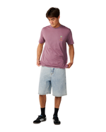 The Rip Curl Mens Pacific Rinse Higgins T-Shirt in Dusty Purple