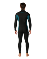 The Rip Curl Mens Dawn Patrol 5/3mm Chest Zip Wetsuit in Green