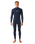 The Rip Curl Mens Dawn Patrol Pro 4/3mm Chest Zip Wetsuit in Navy