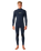 The Rip Curl Mens Dawn Patrol Pro 4/3mm Chest Zip Wetsuit in Navy