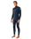 The Rip Curl Mens Dawn Patrol Pro 4/3mm Chest Zip Wetsuit in Navy
