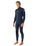 The Rip Curl Mens Dawn Patrol Pro 4/3mm Chest Zip Wetsuit in Navy