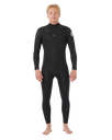 Dawn Patrol Pro 3/2mm Chest Zip Wetsuit in Black