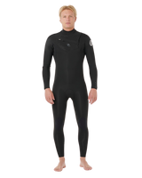 Dawn Patrol Pro 3/2mm Chest Zip Wetsuit in Black