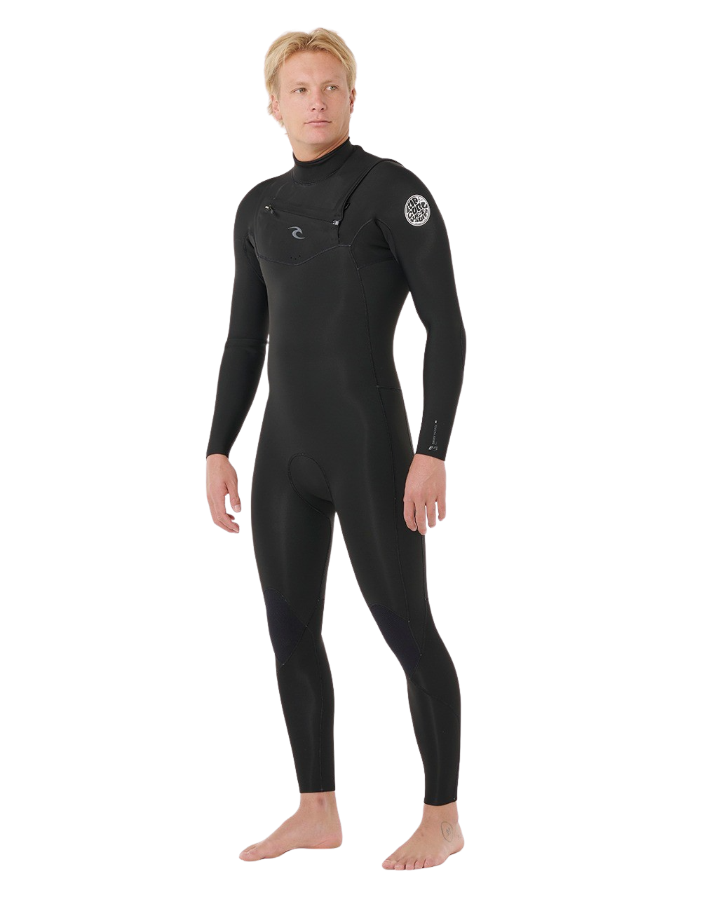 Dawn Patrol Pro 3/2mm Chest Zip Wetsuit in Black