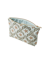 Starfish Garden Everyday Pouch in Ice Blue