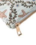 Starfish Garden Everyday Pouch in Ice Blue