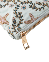 Starfish Garden Everyday Pouch in Ice Blue