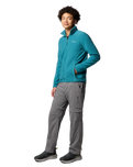 Fast Trek Light Full Zip Fleece in River Blue