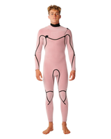 Flashbomb 5/3mm Chest Zip Wetsuit in Deep Cactus