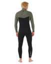 The Rip Curl Mens Flashbomb Pro 5/3mm Zipless Entry Wetsuit in Deep Cactus
