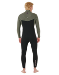 The Rip Curl Mens Flashbomb Pro 5/3mm Zipless Entry Wetsuit in Deep Cactus