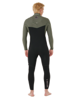 The Rip Curl Mens Flashbomb Pro 5/3mm Zipless Entry Wetsuit in Deep Cactus