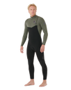 The Rip Curl Mens Flashbomb Pro 5/3mm Zipless Entry Wetsuit in Deep Cactus