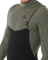 The Rip Curl Mens Flashbomb Pro 5/3mm Zipless Entry Wetsuit in Deep Cactus