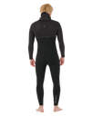 The Rip Curl Mens E-Bomb 5/4mm Hooded Zipless Entry Wetstuit in Black