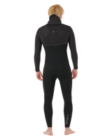 The Rip Curl Mens E-Bomb 5/4mm Hooded Zipless Entry Wetstuit in Black