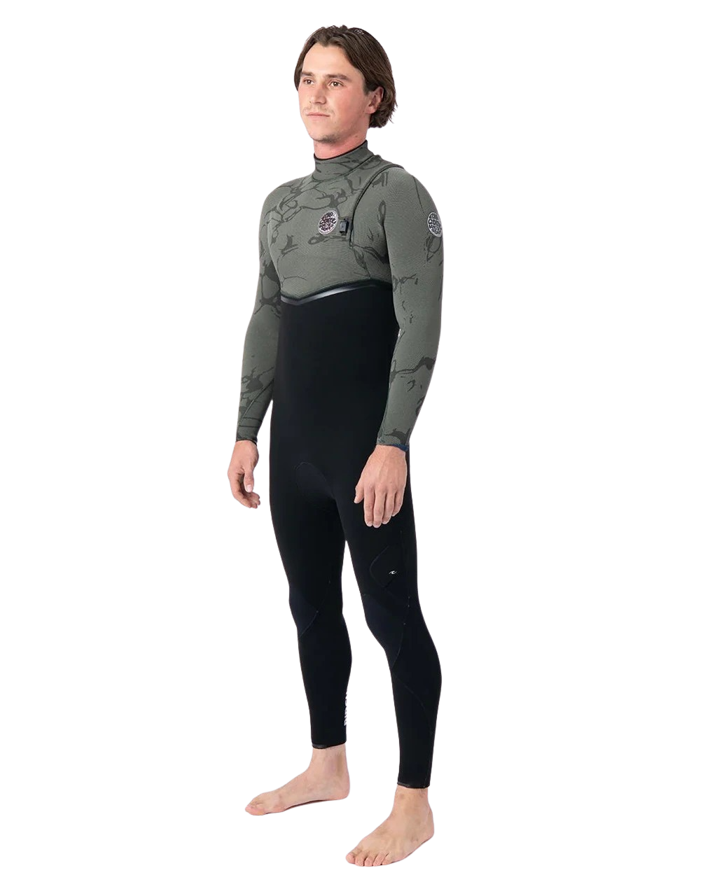 E-Bomb 3/2mm Zipless Entry Wetsuit in Deep Cactus