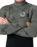 E-Bomb 3/2mm Zipless Entry Wetsuit in Deep Cactus
