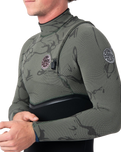 E-Bomb 3/2mm Zipless Entry Wetsuit in Deep Cactus