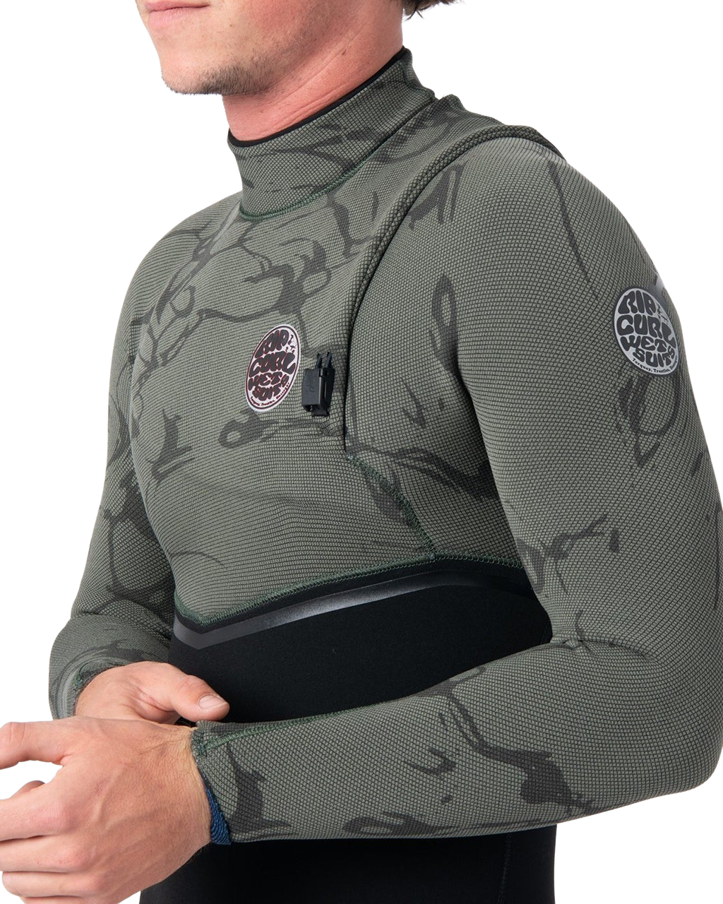 E-Bomb 3/2mm Zipless Entry Wetsuit in Deep Cactus