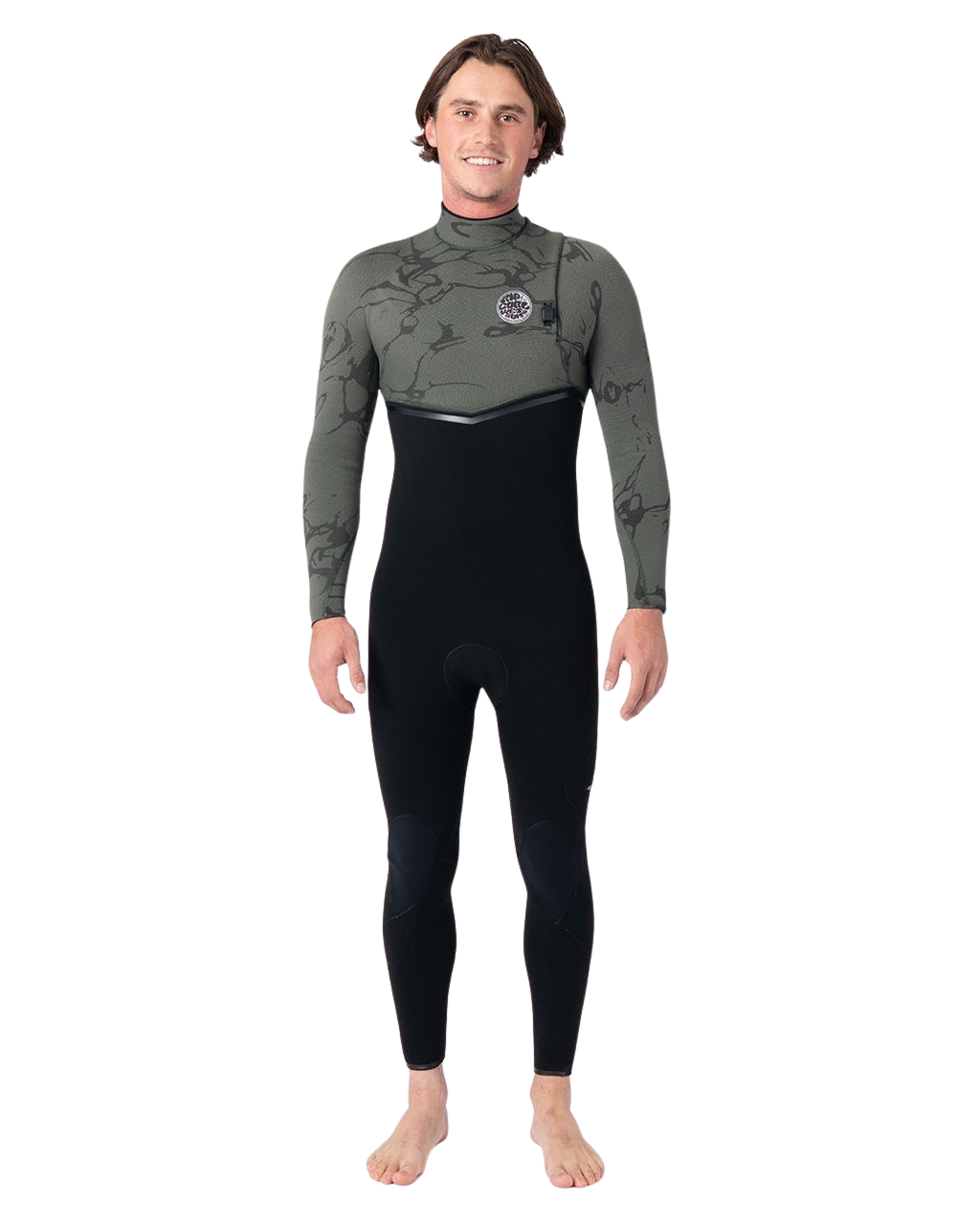 E-Bomb 3/2mm Zipless Entry Wetsuit in Deep Cactus