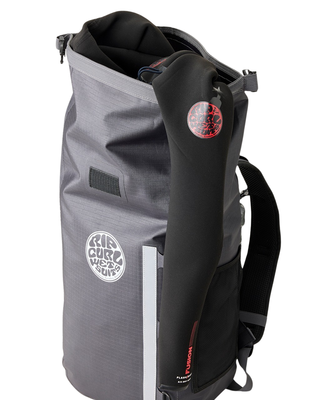 Surf Series 30L Hauler Bag in Black & Grey