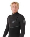 The Rip Curl Mens E-Bomb 5/3mm Chest Zip Wetsuit in Black