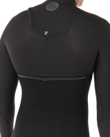 The Rip Curl Mens E-Bomb 5/3mm Chest Zip Wetsuit in Black