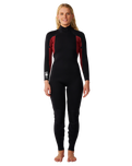 The Rip Curl Womens Womens Trad 5/4mm Back Zip Wetsuit in Navy
