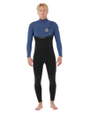 E-Bomb 4/3mm Chest Zip Wetsuit in Navy