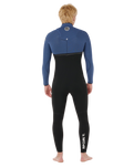 E-Bomb 4/3mm Chest Zip Wetsuit in Navy