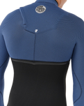 E-Bomb 4/3mm Chest Zip Wetsuit in Navy