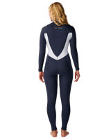 The Rip Curl Womens Womens Dawn Patrol 5/4mm Chest Zip Wetsuit in Slate